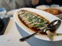 葱香海金鲳鱼-狮王府淮扬菜(夫子庙老门东店)
