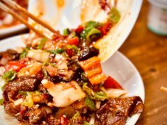 -歹歹的加个面过油肉拌面