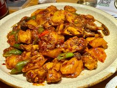 韩式土豆焖鸡块-延松朝鲜族料理
