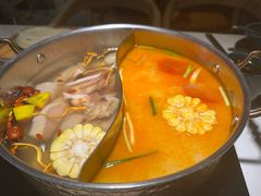 椰汁双拼锅底-椰子湾·海南火锅·糟粕醋·椰子鸡(正大广场店)