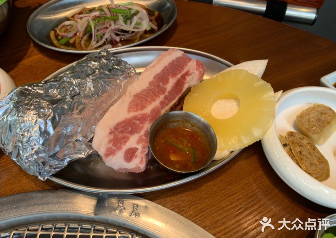 牡丹园这里非常正宗的韩式烤肉店