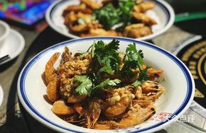 Garlic Mustard Shrimp