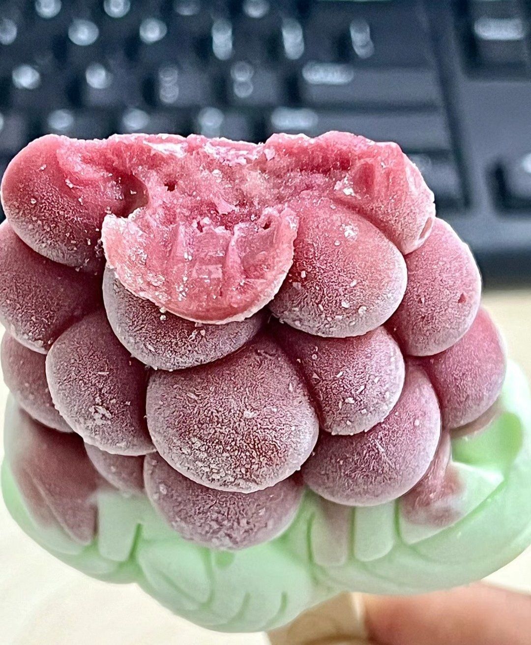 天天领红包 用葡萄做雪糕冰冰凉凉的,很