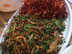 香辣肉丝-姥姥家春饼店(佳亿时尚广场店)