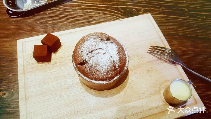 awfully chocolate(汉街万达店)黑巧克力舒芙蕾图片