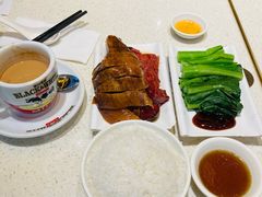 烧腊双拼套餐-香港新发烧腊茶餐厅(书城店)