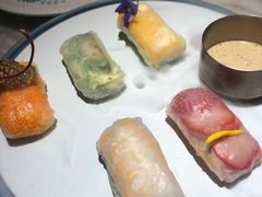 漫步花开彩虹卷-蜜桃花开·中西融合菜E&W(南长街店)