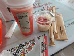 雪山莓莓桂花冻-喜茶(青岛金狮广场店)