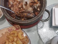 -海派美食·家宴海鲜青岛菜·石锅鲽鱼头(东方城店)