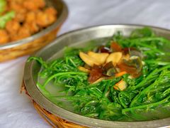 上汤枸杞叶-台山第一家兴华黄鳝饭·黄鳝婆(彭沙坑总店)