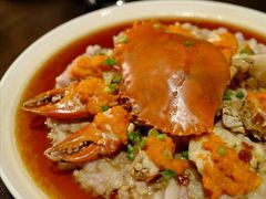 和乐蟹蒸手剁肉饼-广州文华东方酒店·江-由辉师傅主理