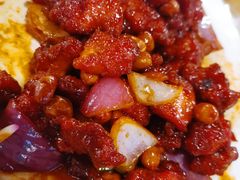椒香虾仁爆鸡球-陈傻子餐厅(世纪都会店)
