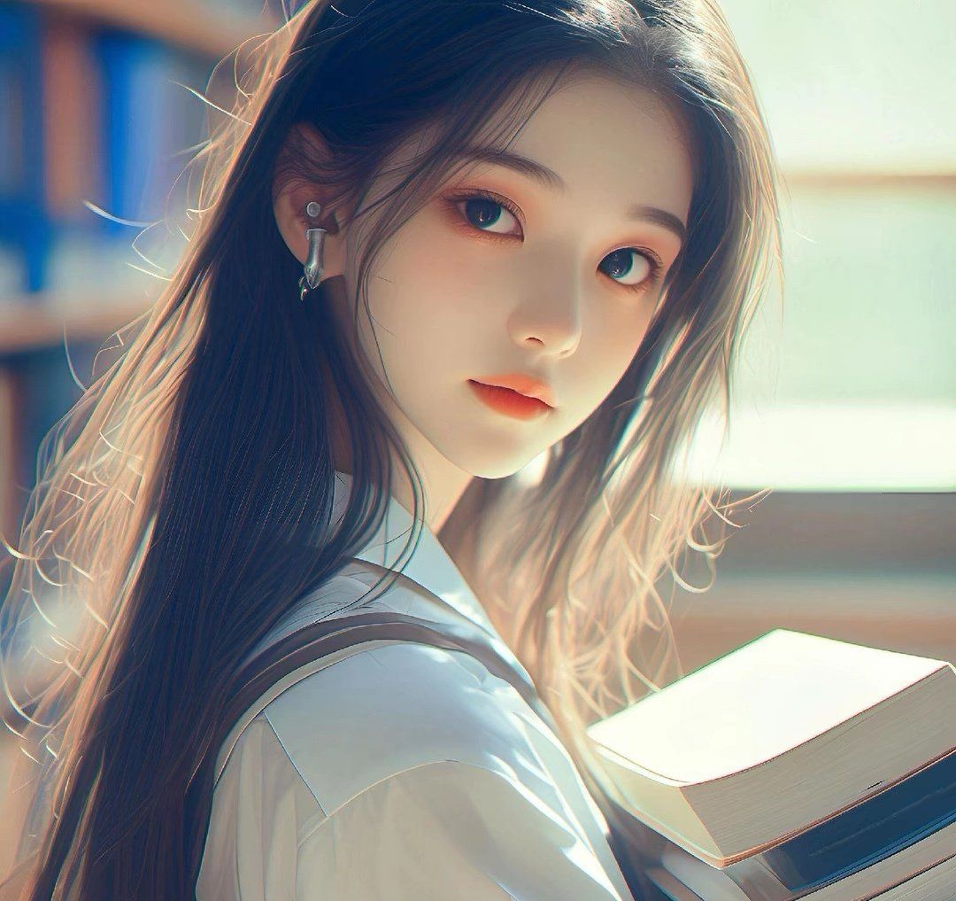 清新简约女头像