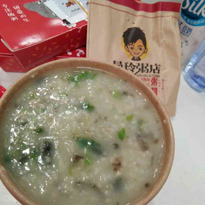 曼玲粥店(江月路店)-"这家店是没有错位的,只有外卖,买了一碗吃.