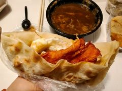 大饼夹双里脊夹煎蛋-大福来(金海道店)