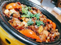 野菌干锅鸡-陶德砂锅(蜀汉路店)
