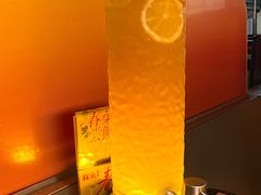 柠檬冰桔茶-探鱼·鲜青椒爽麻烤鱼(广州花都来又来店)