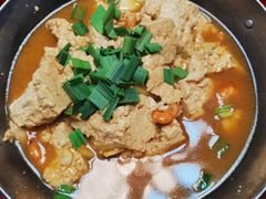 豆腐配虾-小乡小镇·传承桐庐土菜·老板亲自烧的菜