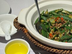 砂锅焗秋葵-毛家饭店·湖南鱼鲜(齐鲁软件园店)
