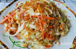 Dried Shrimp and Scallop Stir-fried Cabbage