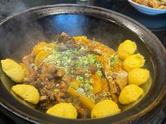 大鹅锅-鱼窝棚柴火铁锅炖(富山屯店)