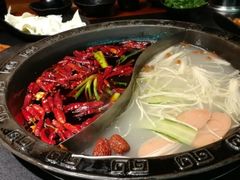 菌汤鸳鸯锅-莽子老火锅(大坪店)