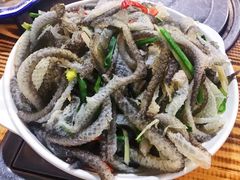 白灼鱼皮葱-禄源公·老莞诚饭店