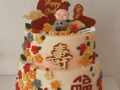 -咖咖熊蛋糕定制·英国蓝风车动物性淡奶油