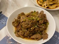 清炒牛肉-南山鲜虾面·活鲜小馆·海味大连菜(南山总店)