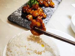 雪花糖醋里脊-绿茶餐厅(龙湖金楠天街店)