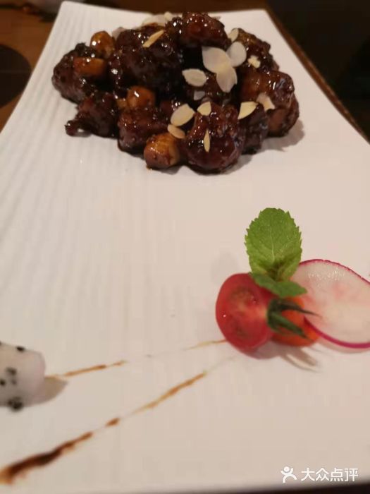陆壹捌餐厅(五大道店)黑蒜子牛肉粒图片