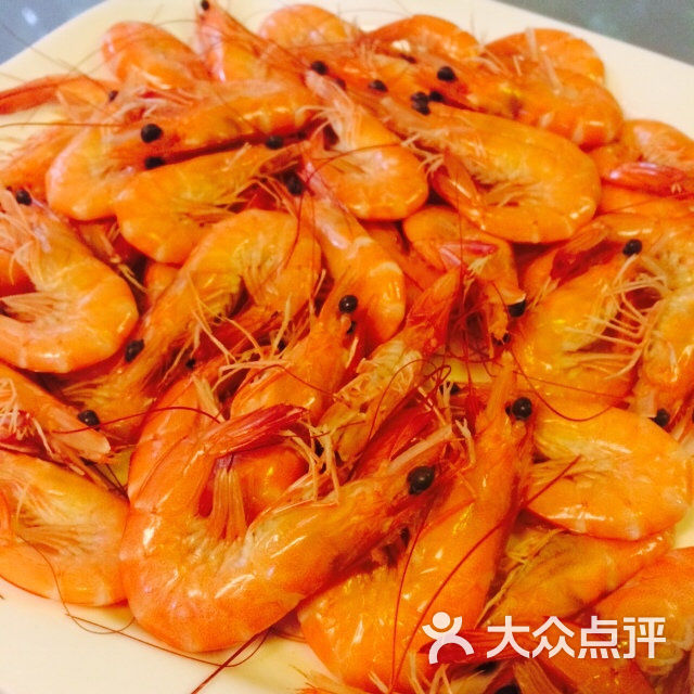 蓝湾庭院餐厅-白灼基围虾-菜-白灼基围虾图片-三亚美食-大众点评网