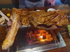 烤羊腿-柿子树炭烤羊腿(金台路店)