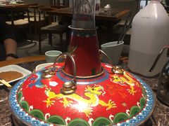 景泰蓝铜锅-贰重天冰煮羊自助火锅(东坝店)