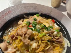 石板酸菜五花肉-七八冷面·延边朝鲜族美食(圣熙八号店)