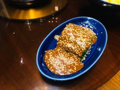 芝麻菠菜-君悦酒店·1881·北京烤鸭