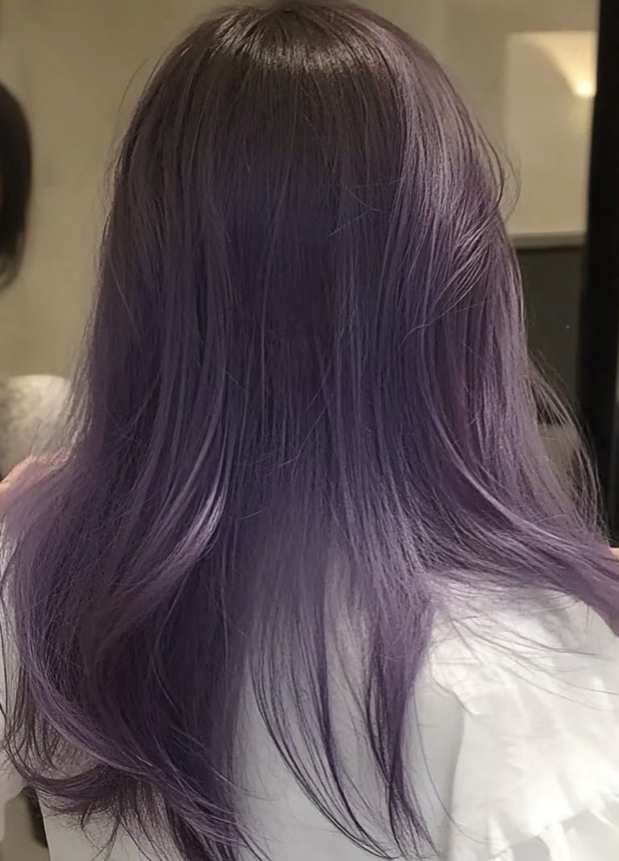 💜雾霾紫发色