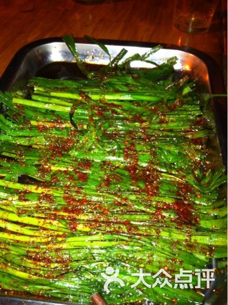 王大爷烧烤(奥林春天店)-韭菜图片-成都美食-大众点评网