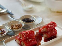 红米脆皮鲜虾肠-东海朗廷酒店-唐阁T’ANG COURT 中餐厅