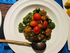 土豆炒秋葵-甘尼仕印度餐厅爵士酒吧(阳春巷店)