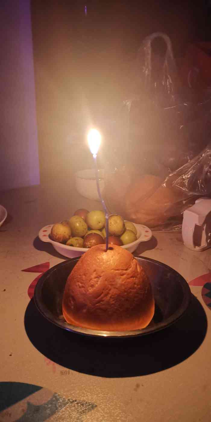 馒头蜡烛蛋糕寒酸图片图片