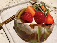 抹茶巴斯克蛋糕-T館·花园艺术餐厅