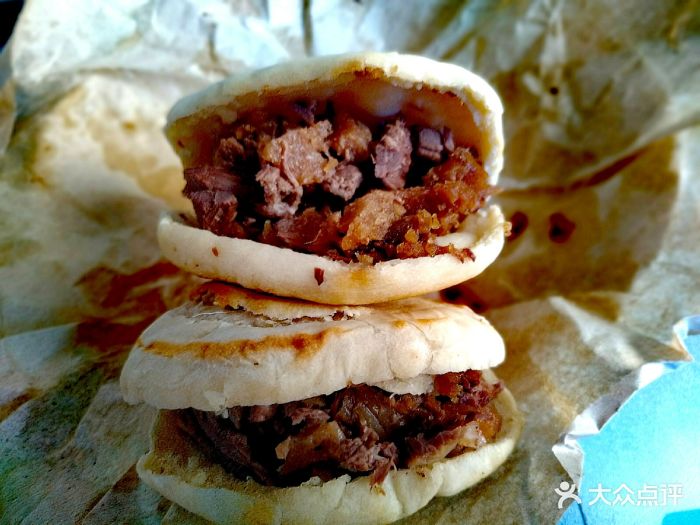 球子驴肉火烧-板肠肉火烧图片-蠡县美食-大众点评网