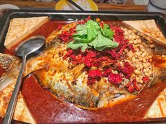 -探鱼·鲜青椒爽麻烤鱼(苏宁广场店)
