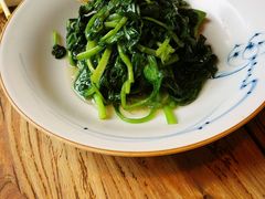 清炒鸡毛菜-四季民福烤鸭店(前门廊房二条店)