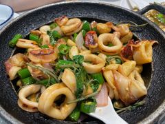 铁板鱿鱼圈-阿忠食坊大排档·20年老店(万象城店)