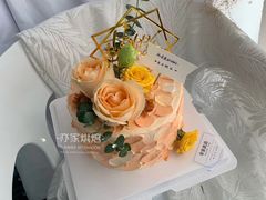 油画香槟-亦家cake·0卡糖
