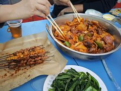 -尕有炕锅烤羊肉
