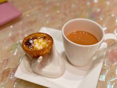 餐后葡挞配奶茶-8餐厅(新葡京酒店)