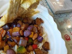 茄子肉丁鸡蛋拌面-文三里屯面馆(三里屯店)